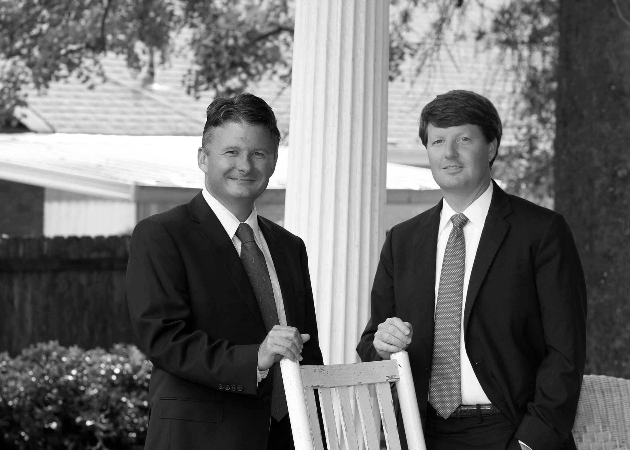 Attorneys Jason L. Crawford and Dustin T. Brown