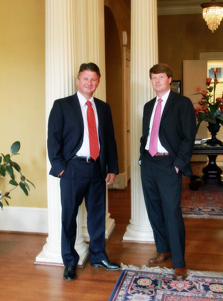 Attorneys Jason L. Crawford and Dustin T. Brown